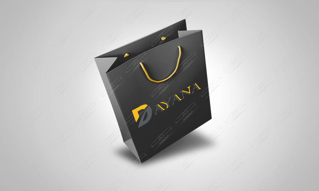 چاپ و طراحی ساک دستی سایز بزرگ دایانا
